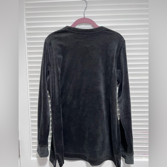 Isaac Mizrahi Live! Soho Velour Crew Neck Pullover M - Picture 4 of 4